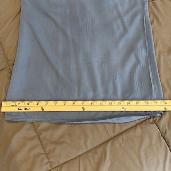 Saks Fifth Avenue Wide Leg Loose Fit Sleeveless Jumper Blue Size XL - Picture 11 of 12